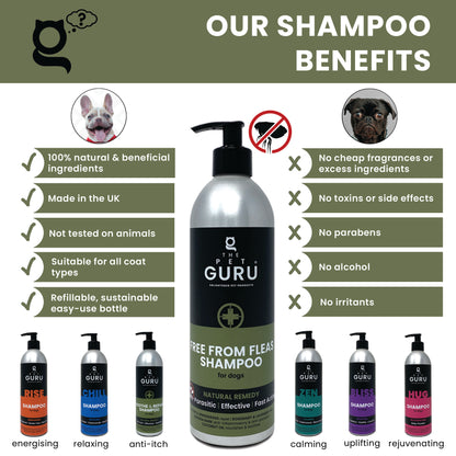 Free From Fleas shampoo, 250ml & 500ml