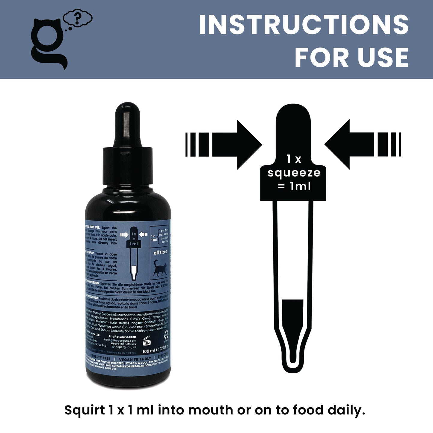 Joint Guru mobility support for Cats, 100ml