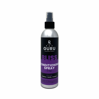 THE PET GURU PROFESSIONAL DOG CONDITIONING GROOMING SPRAY BLISS UPLIFTING