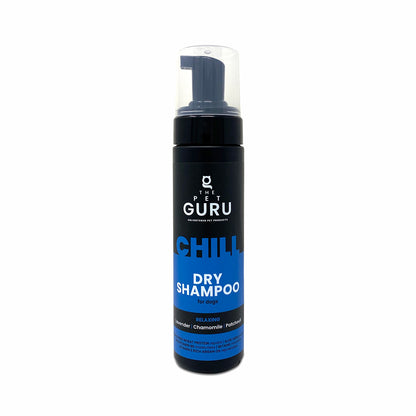 THE PET GURU CHILL RELAXING DRY SHAMPOO FOR DOGS - WATERLESS NATURAL GROOMING DOG