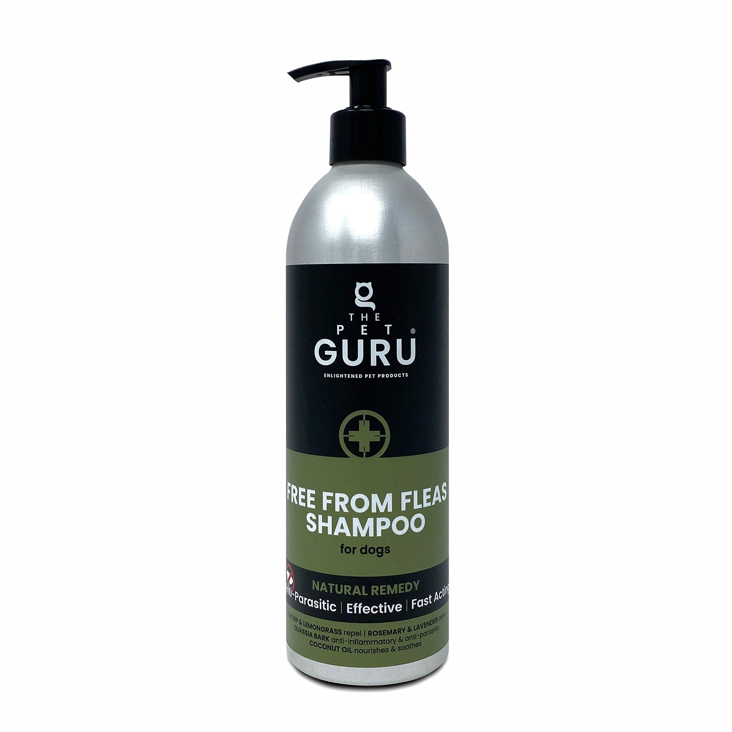 THE PET GURU ANTI FLEA SHAMPOO NATURAL FOR DOGS