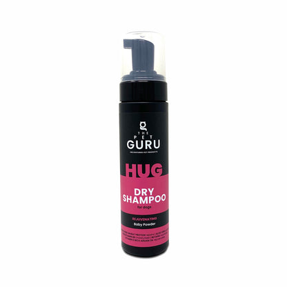 THE PET GURU PROFESSIONAL DOG DRY SHAMPOO HUG REJUVENATING BABY POWDER