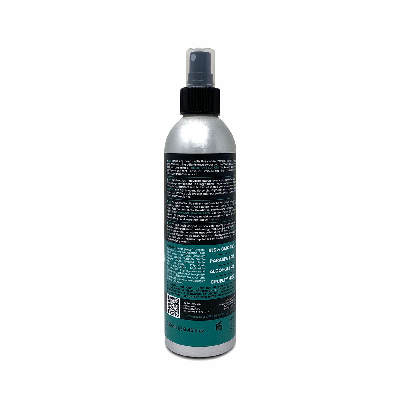 THE PET GURU PROFESSIONAL CONDITIONING GROOMING SPRAY ZEN CALMING